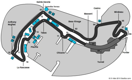 monaco gp circuit. Monaco Grand Prix Seating Map