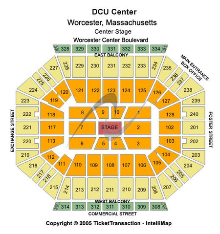 Dcu Center Seating Chart Circus