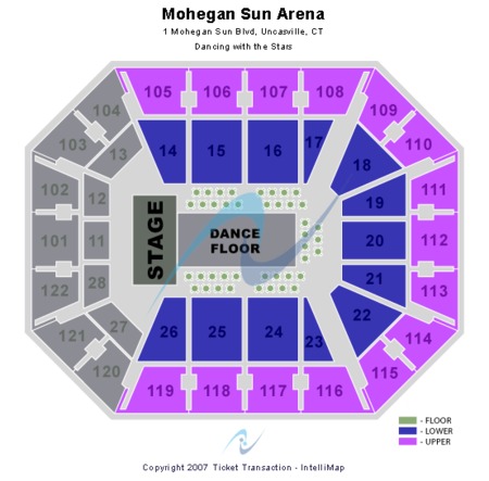 Seating Chart Mohegan Sun Arena Uncasville Ct