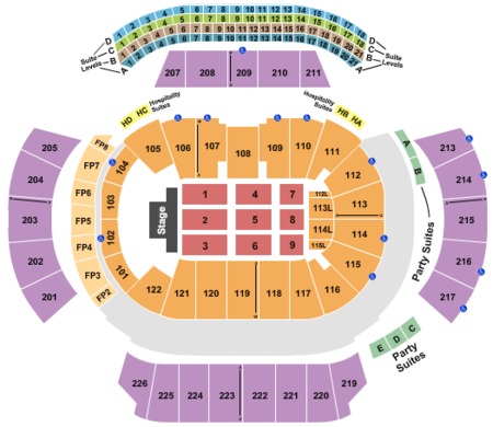 Philips Arena Concert Seating